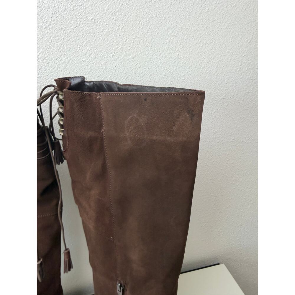 NIB French Sole Jessica Brown Suede Boots Womens 9.5 - Picture 9 of 14